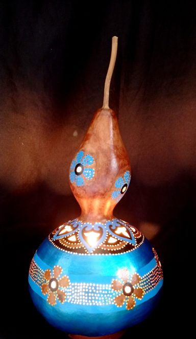 Lampe calebasse