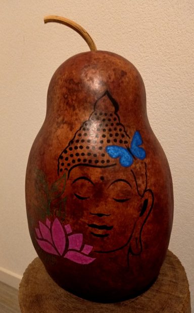 Lampe calebasse