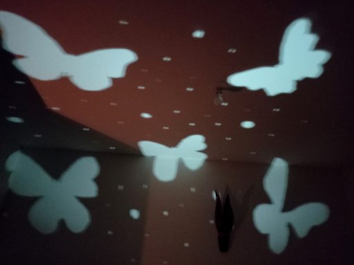 Projections lumineuses lampe calebasse
