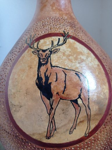 Lampe calebasse